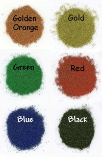 Red German Glass Glitter - 3 oz. Package